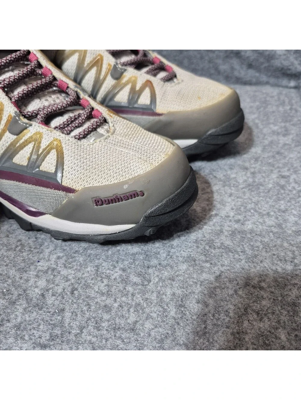 DUNHAM Waffle Stompers Women's Trail Runner Shoes Size 10 Gray Purple